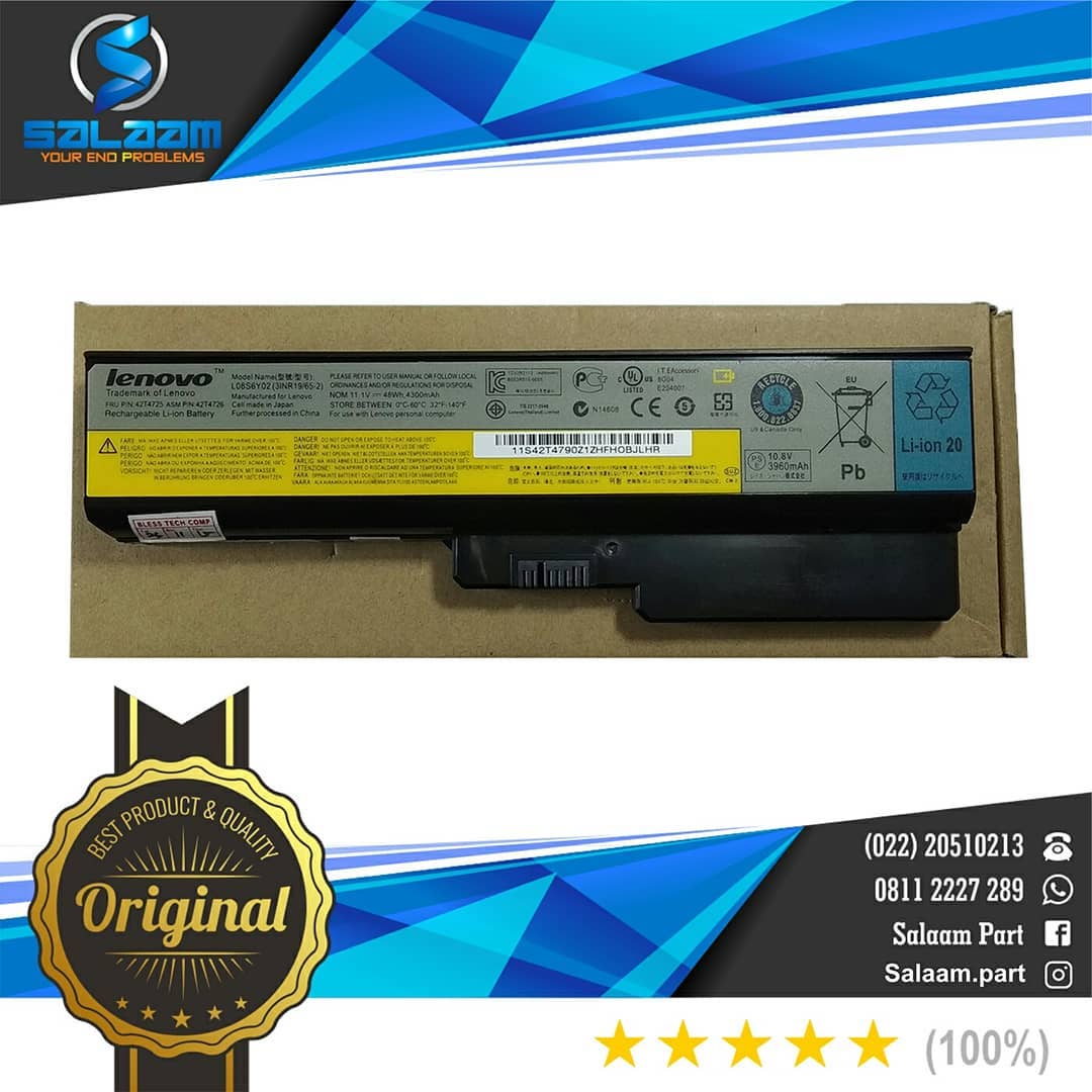 Baterai Lenovo G430 Original