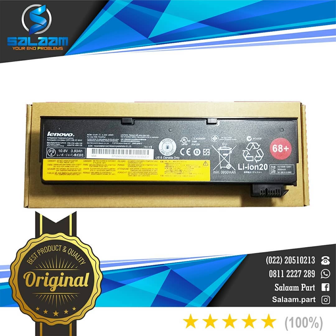 Baterai Lenovo X240 Original
