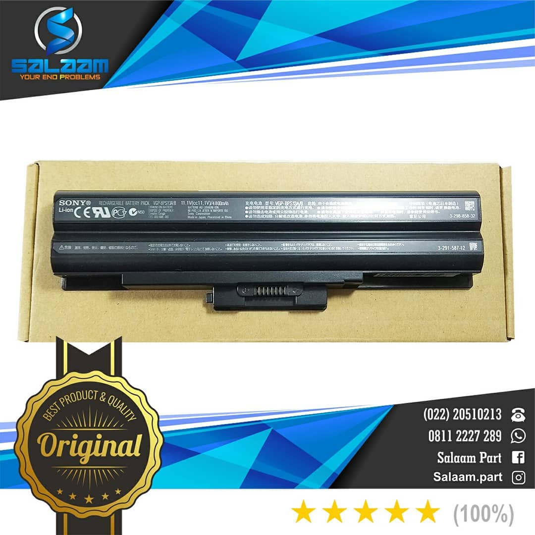 Baterai Sony Vaio BPS13 Original
