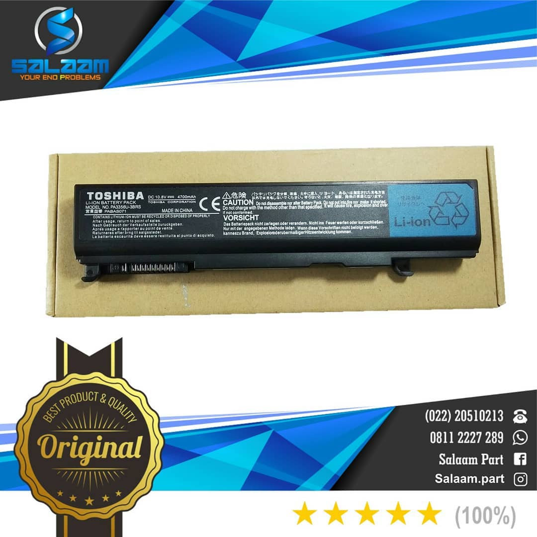 Baterai Toshiba PA3356 Original