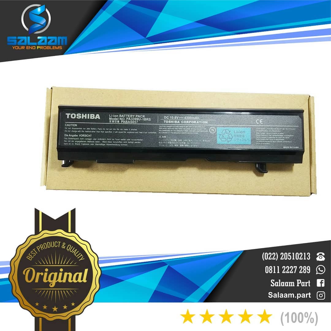 Baterai Toshiba PA3399 Original